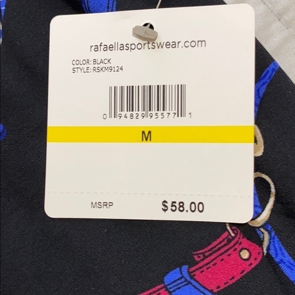 Rafaella blouse short sleeves multicolored size M - Picture 6 of 8